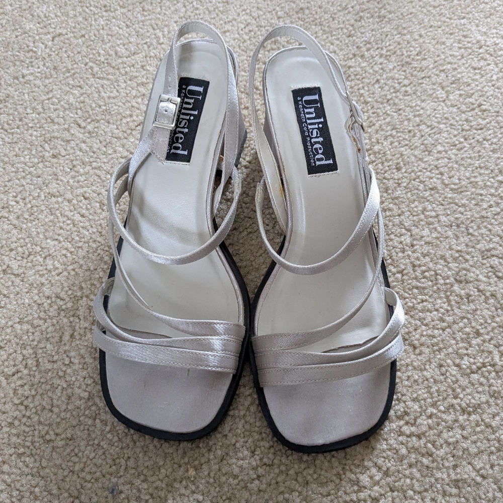 Unlisted Women's Silver Strappy Sandals